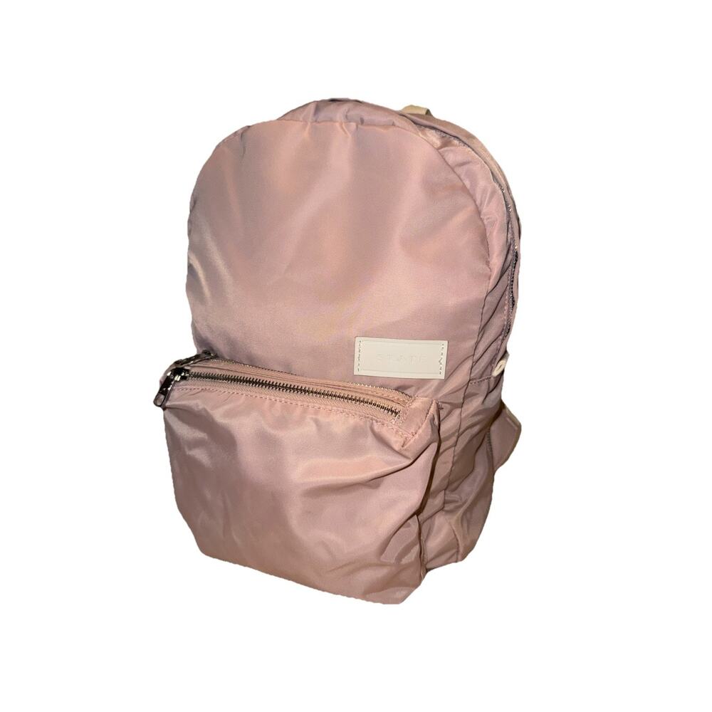 STATE Pink Nylon Mini Backpack Adjustable Straps Lightweight Travel Bag